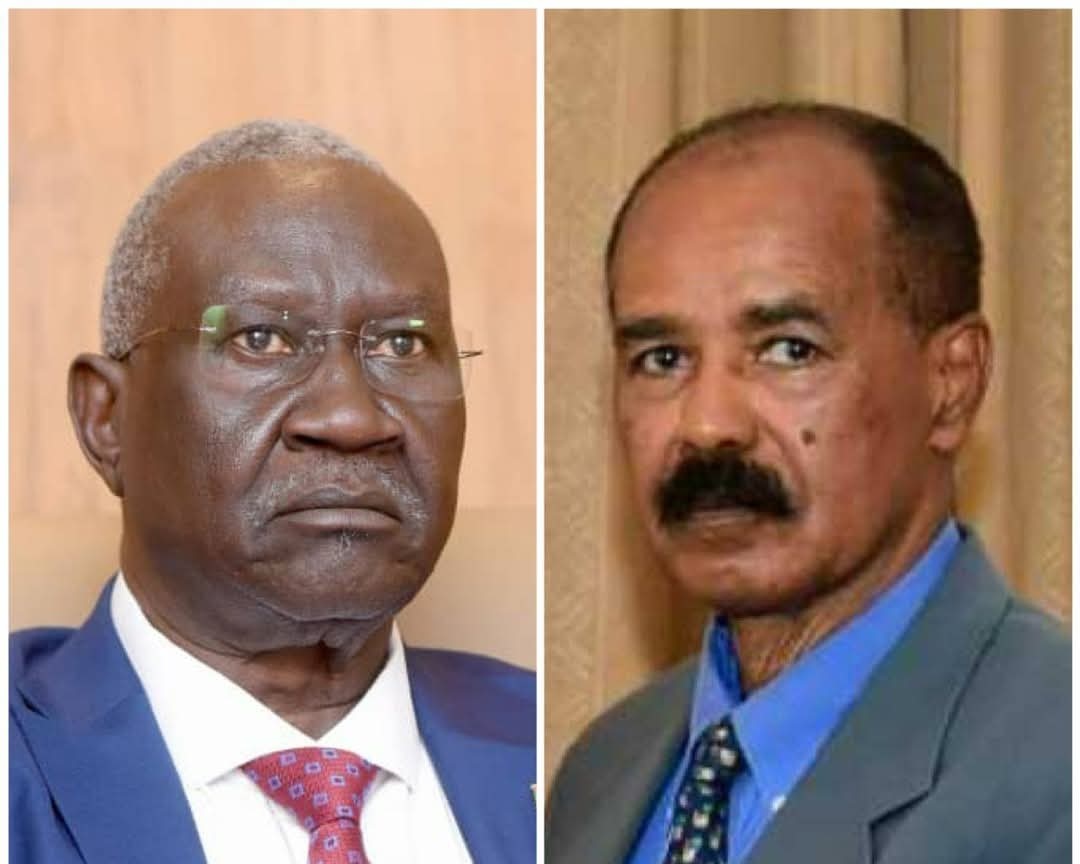 نائب رئيس مجلس السيادة يلتقي الرئيس الأريتري ويطلعه على تطورات الأوضاع فى السودان