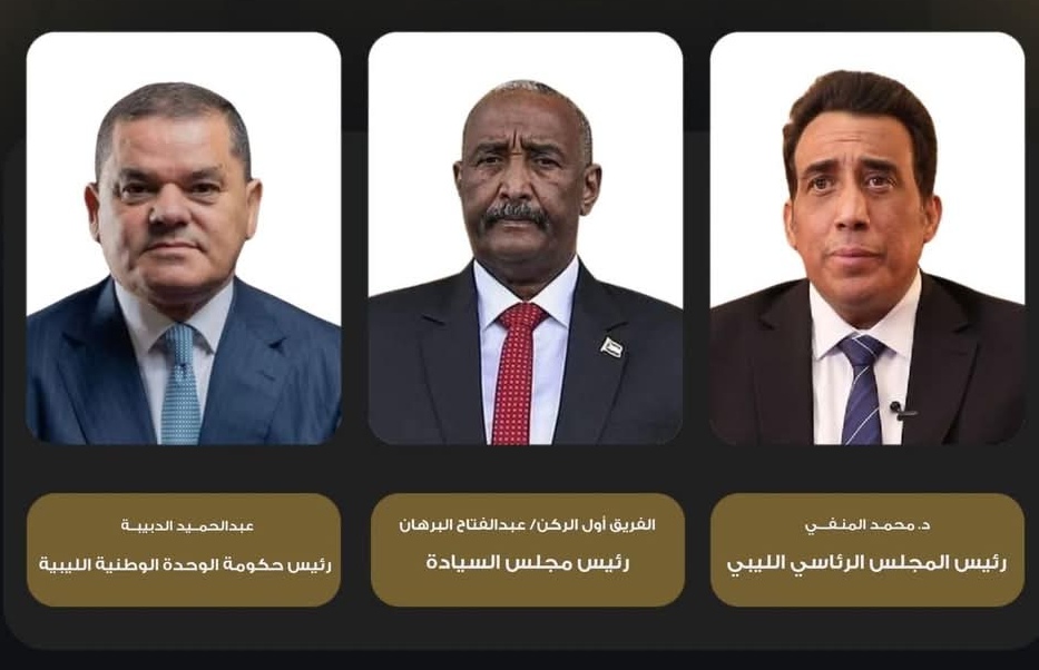 رئيس مجلس السيادة يعزي رئيس المجلس الرئاسي الليبي ورئيس حكومة الوحدة الوطنية الليبية في ضحايا تحطم طائرة رئيس الأركان ومرافقيه