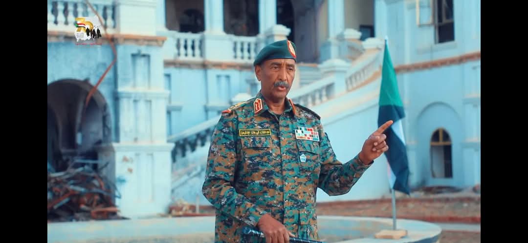 البرهــان من القصر الجمهوري يهنئ الشعب السوداني بمناسبة الذكـرى الـ ٧٠ لعيد الاستـقلال المجيد ويحيي تضحيات القوات المسلحة والقوات المساندة في معركة الكرامة