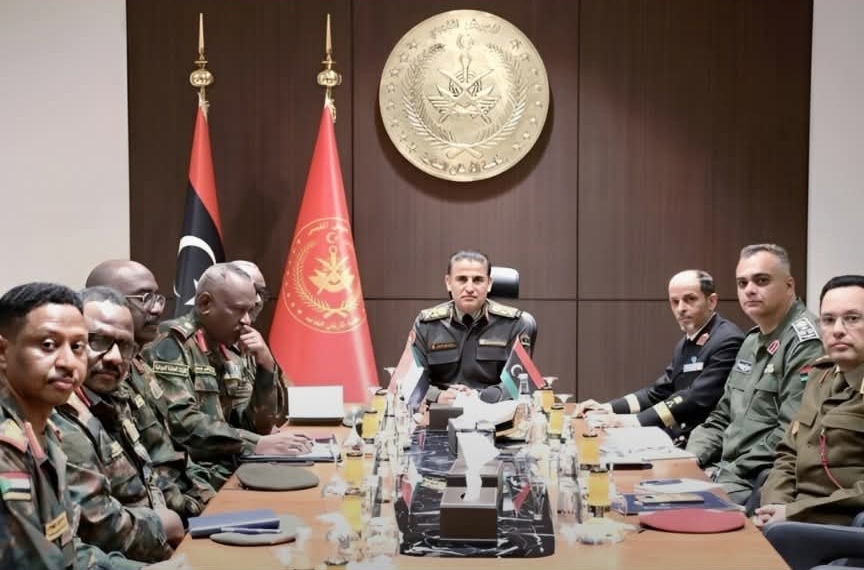 *وفد استخباراتي سوداني رفيع بقيادة صبير يلتقي قيادة الجيش الليبي في طرابلس*