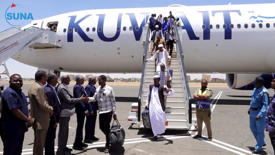 هبوط أول رحلة دولية مباشرة للخطوط الجوية الكويتية بمطار الخرطوم
