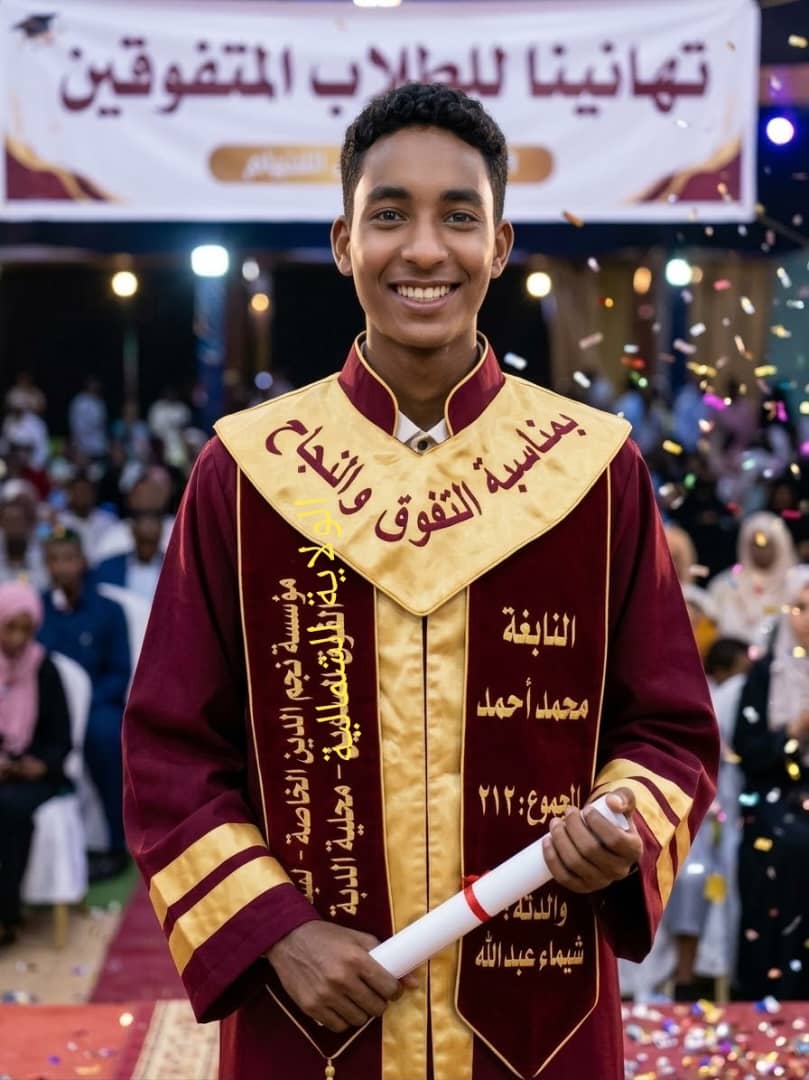 الدكتور/ أحمد التجاني محمد يكتب :*
🌀 تهنئة مستحقة للإعلامية المخضرمة  شيماء عبد الله شبكة المحيط الإعلامية اضواء البيان نيوز "رائدة الإعلام الرسالي" تهنئ النابغة/ محمد احمد