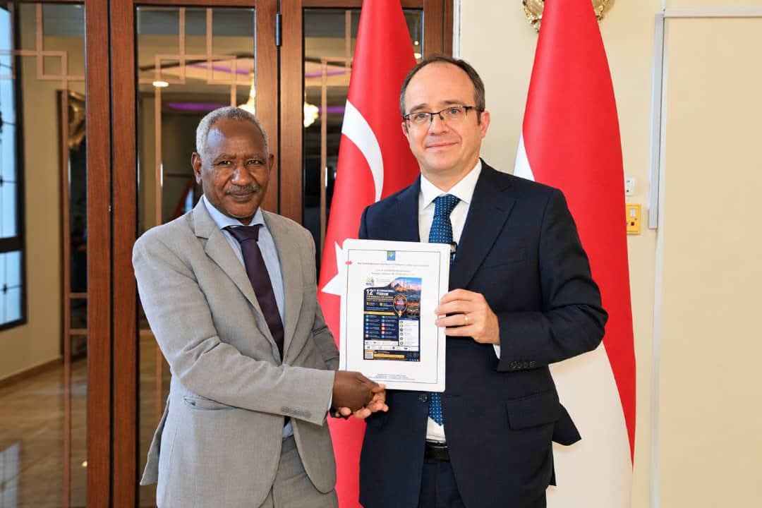 سفير تركيا لدى السودان يلتقي نائب رئيس الاتحاد الأوروعربي للجيوماتيك ويبحث التعاون البحثي والأكاديمي